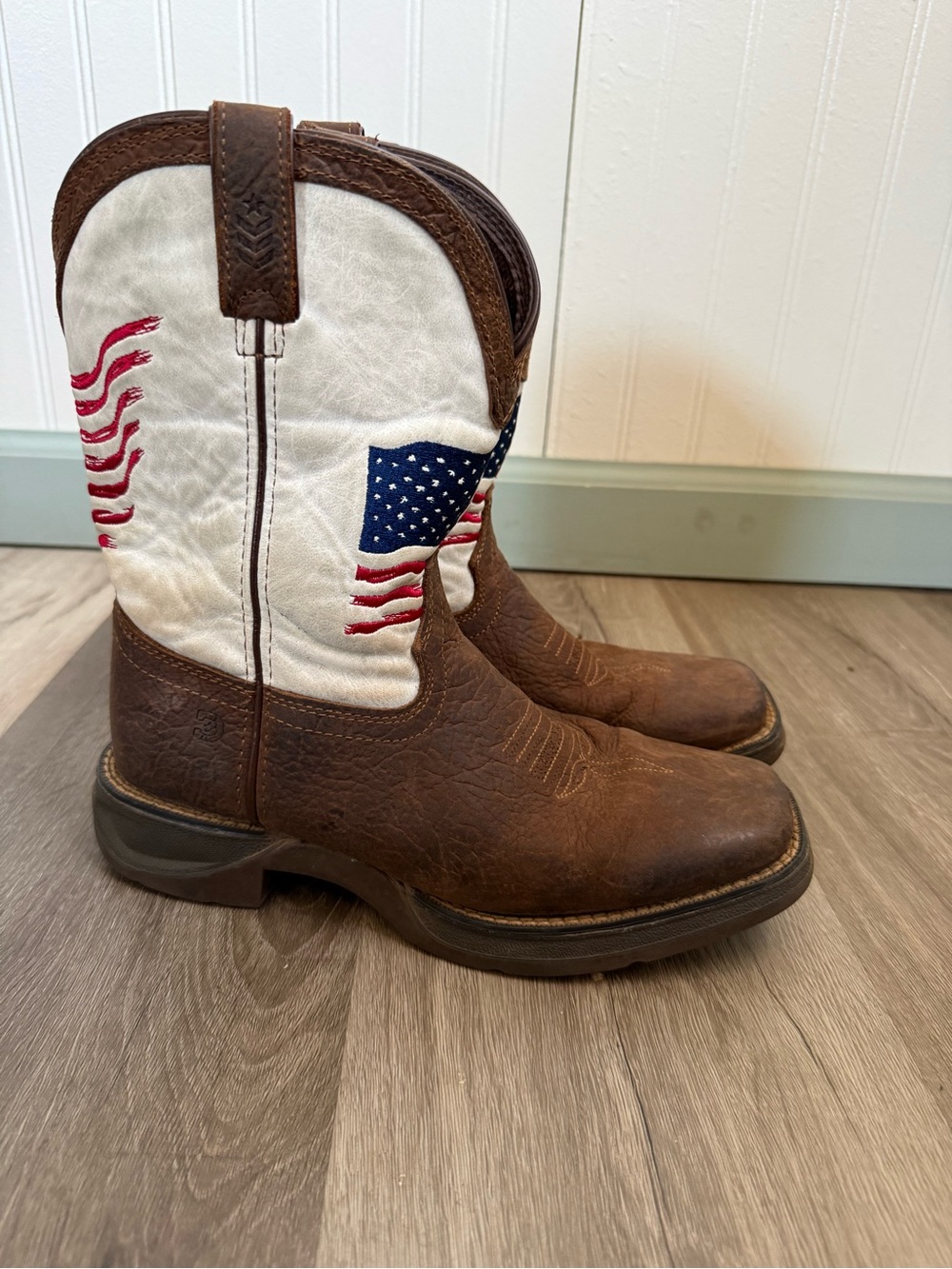 Durango Lil Rebel cowboy boot with American 🇺🇸 flag size 5